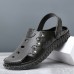 Men Hollow Out Slip On Casual Outdoor Fisherman Sandals