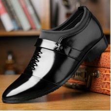 Men Slip On Wear Resistant Increased Business Dress Shoes