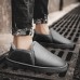 Men Plush Lining Thicken Warm Non Slip Wear Resistant Casual Shoes