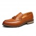 Men Microfiber Leather Casual Slip On Driving Shoes