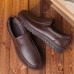 Men First Layer Cowhide Slip  On Slip Resistant Business Dress Shoes