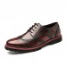 Men Brogue Craved Retro Gentleman Dress Shoes